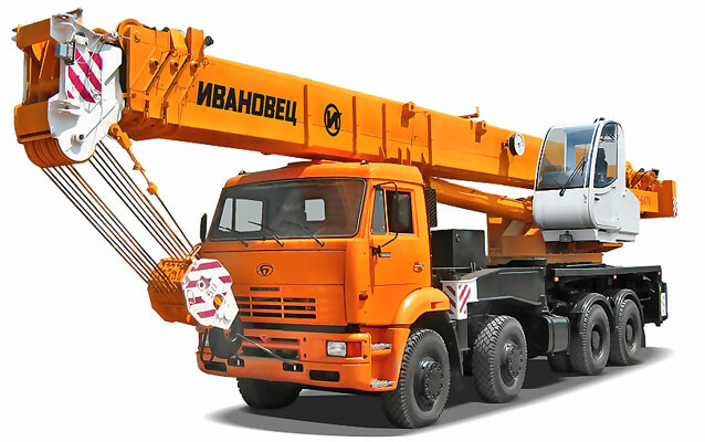 Автокран КАМАЗ 32т(Ивановец)